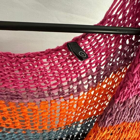 Colorful deep v neck knit sweater - Picture 5 of 6